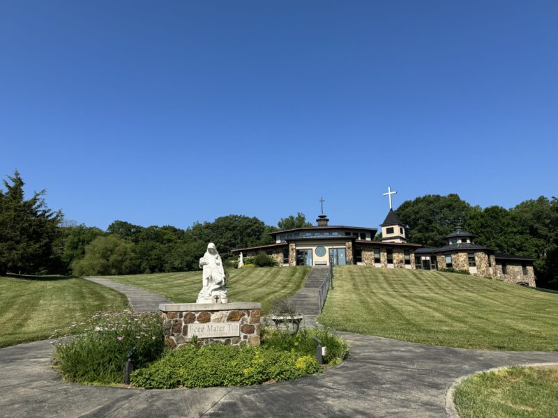 Pieta with Sacred Heart Chapel